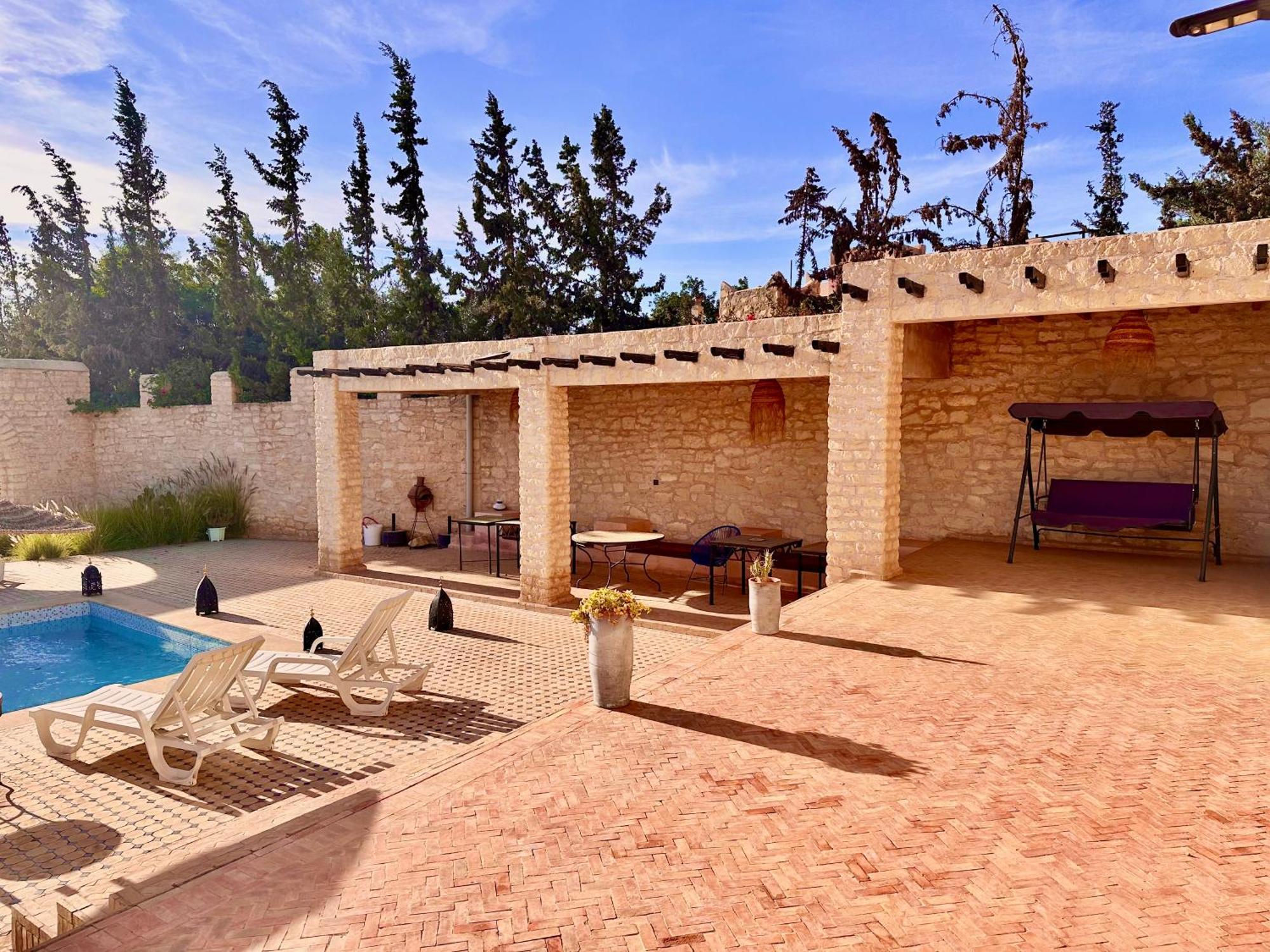 Quiet Oasis Luxury Stone Villa With Panoramic Views Near Esauira Exterior foto